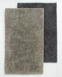 Comfort gets a new look of sophistication with Hotel Collection's Twisted bath rug, featuring soft, thirsty twists of pure cotton and a secure non-skid backing. Comfort gets a new look of sophistication with Hotel Collection's Twisted bath rug, featuring soft, thirsty twists of pure cotton and a secure non-skid backing.