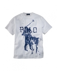A classic screen-printed graphic tee. A classic screen-printed graphic tee.