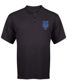 Fan gear for the well-dressed guy. This polo shirt from Majestic Apparel lets you root on the Mets in a grown-up fashion. Fan gear for the well-dressed guy. This polo shirt from Majestic Apparel lets you root on the Mets in a grown-up fashion.