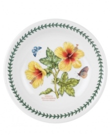 An exotic take on the much-loved Botanic Garden pattern, this pasta bowl blooms with lush, tropical florals. Portmeirion's trademark triple-leaf border puts the finishing touch on the new dinnerware classic. An exotic take on the much-loved Botanic Garden pattern, this pasta bowl blooms with lush, tropical florals. Portmeirion's trademark triple-leaf border puts the finishing touch on the new dinnerware classic.