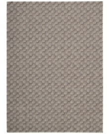 The perfect complement to your sophisticated space, this Loom Select Neutrals area rug from Calvin Klein features an intricate honeycomb motif in soothing tones. Crafted of pure New Zealand wool, this design offers supreme texture, utter softness and the utmost in durability.