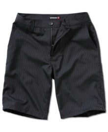 Take a walk in this dressy walk short by Quiksilver.