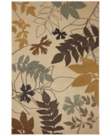 Frond memories. A warm, colorful botanical motif gives this American-made Mohawk area rug a memorable look that radiates luxury, while durable olefin yarn is woven to ensure a thick pile and super-soft hand. Frond memories. A warm, colorful botanical motif gives this American-made Mohawk area rug a memorable look that radiates luxury, while durable olefin yarn is woven to ensure a thick pile and super-soft hand.