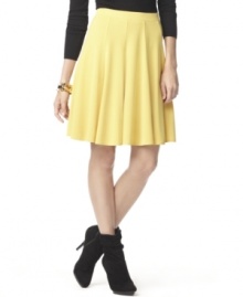 A flared, swingy skirt in smooth jersey knit makes the perfect starting point for all of your fall outfits! Try INC's with a twinset for a classic combination or a slouchy top for an edgier look. A flared, swingy skirt in smooth jersey knit makes the perfect starting point for all of your fall outfits! Try INC's with a twinset for a classic combination or a slouchy top for an edgier look.