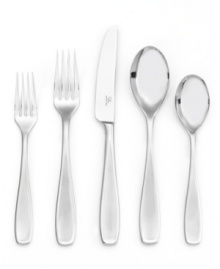 Mix it up with Mickelton Scoop Sand flatware. A curvy shape and two-tone finish featuring polished handles with a touch of matte stainless steel complement casual meals with easy, modern elegance. Perfect for entertaining, this set includes service for 4. Mix it up with Mickelton Scoop Sand flatware. A curvy shape and two-tone finish featuring polished handles with a touch of matte stainless steel complement casual meals with easy, modern elegance. Perfect for entertaining, this set includes service for 4.