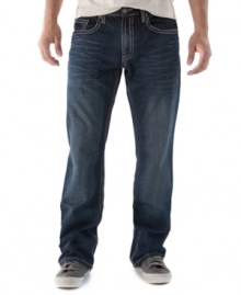 Out with the old, in with the blue. These Royal Premium Denim jeans boast a laid back relaxed fit and a classic style. Out with the old, in with the blue. These Royal Premium Denim jeans boast a laid back relaxed fit and a classic style.