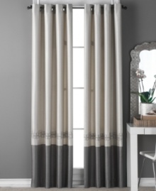Define your space with unexpected design. A sleek gray color is softened by the relaxing pink hues of a perfect sunset in these Horseshoe Bay panels from Bryan Keith for a fresh, modern look. Define your space with unexpected design. A sleek gray color is softened by the relaxing pink hues of a perfect sunset in these Horseshoe Bay panels from Bryan Keith for a fresh, modern look.