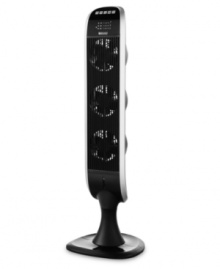 A handy remote puts comfort in the palm of your hand and helps you to keep your cool, expertly adjusting the temperature on this slim and sleek tower fan. An independent three-blade system with zone technology evenly spreads fresh air around so you feel right at home. 5-year limited warranty. Model BTF4310A-BU. A handy remote puts comfort in the palm of your hand and helps you to keep your cool, expertly adjusting the temperature on this slim and sleek tower fan. An independent three-blade system with zone technology evenly spreads fresh air around so you feel right at home. 5-year limited warranty. Model BTF4310A-BU.