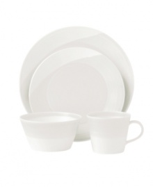 White dinnerware that's perfect for every day. The 1815 place settings are named for Royal Doulton's inaugural year but, in dishwasher-safe porcelain, this collection feels right at home on modern tables. Featuring streaks of white on white for serene, understated style. White dinnerware that's perfect for every day. The 1815 place settings are named for Royal Doulton's inaugural year but, in dishwasher-safe porcelain, this collection feels right at home on modern tables. Featuring streaks of white on white for serene, understated style.
