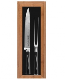 Carve with art and soul. Each Asian-infused piece boasts true craftsmanship for a truly elegant and unique addition to your collection. Comfort POM handles deliver professional balance, so you can handle each incredibly sharp, durable and beautiful blade with ease and precision. Limited lifetime warranty. Carve with art and soul. Each Asian-infused piece boasts true craftsmanship for a truly elegant and unique addition to your collection. Comfort POM handles deliver professional balance, so you can handle each incredibly sharp, durable and beautiful blade with ease and precision. Limited lifetime warranty.