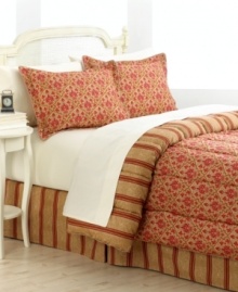 Awake to classic Lauren Ralph Lauren style every morning with the Briarleigh comforter set. A floral motif recalls the details of antique tapestries, while the striped bedskirt and the comforter's reverse complement the look in coordinating elegance. (Clearance) Awake to classic Lauren Ralph Lauren style every morning with the Briarleigh comforter set. A floral motif recalls the details of antique tapestries, while the striped bedskirt and the comforter's reverse complement the look in coordinating elegance. (Clearance)