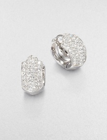 EXCLUSIVELY AT SAKS.COM. A brilliant piece in a petite and stunning design. CrystalsRhodium-plated brassLength, about .5Hinged, post backImported 