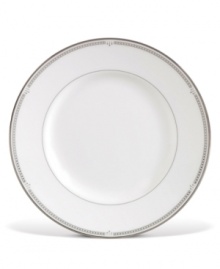 Inspired by the chic London neighborhood, the Waterford Sloane Square bread and butter plate is as chic and simple as its namesake, featuring a tailored band and platinum dot details. Inspired by the chic London neighborhood, the Waterford Sloane Square bread and butter plate is as chic and simple as its namesake, featuring a tailored band and platinum dot details.