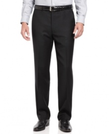Round out your dress wardrobe with classic black pants from Lauren by Ralph Lauren. Round out your dress wardrobe with classic black pants from Lauren by Ralph Lauren.