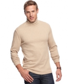 Simple goes sophisticated with this turtleneck John Ashford shirt that's perfect for cool-weather layering.