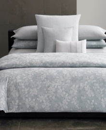 This woven matelasse coverlet from Calvin Klein makes a luxe addition to your bed in soft and sophisticated combed cotton. Reverses to self. This woven matelasse coverlet from Calvin Klein makes a luxe addition to your bed in soft and sophisticated combed cotton. Reverses to self.