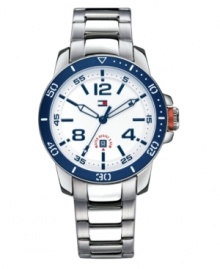 Tommy Hilfiger creates all-American watch designs with subtle touches of red, white and blue.
