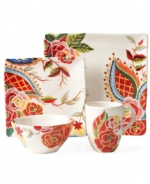 Ensure everyday meals are always served fresh with the Rose Print square place setting. A perfect complement to vibrant country homes from Vida by Espana. Ensure everyday meals are always served fresh with the Rose Print square place setting. A perfect complement to vibrant country homes from Vida by Espana.