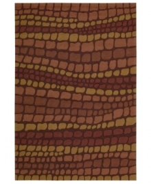 At once rustic and chic, Nourison's Brick Fantasy rug is a stepping stone to great contemporary style in any home. Hand-hooked of high-density fibers, the rug features a cobblestone-inspired pattern in tonal brick shades, lending an earthy, elemental feel to any space. At once rustic and chic, Nourison's Brick Fantasy rug is a stepping stone to great contemporary style in any home. Hand-hooked of high-density fibers, the rug features a cobblestone-inspired pattern in tonal brick shades, lending an earthy, elemental feel to any space.
