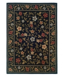 Featuring alluring florals that rival the beauty of antique botanical paintings, the Yorkville area rug boasts impeccable design. A refined low pile height makes for the perfect finishing touch to any room decor. (Clearance)