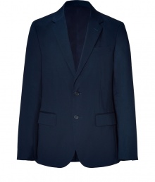 Add some urbane style to your workweek look with this sophisticated blazer from Michael Kors - Notched lapels, two-button closure, two flap pockets, slim fit - Pair with slim trousers, a striped button down, and oxfords Add some urbane style to your workweek look with this sophisticated blazer from Michael Kors - Notched lapels, two-button closure, two flap pockets, slim fit - Pair with slim trousers, a striped button down, and oxfords