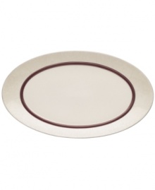 A universal favorite, the Lucia oval platter combines a modern shape and classic style. Earthy stoneware with a crackle effect and lustrous metallic glaze brings easy sophistication to casual settings. By Niels Refsgaad for Dansk. A universal favorite, the Lucia oval platter combines a modern shape and classic style. Earthy stoneware with a crackle effect and lustrous metallic glaze brings easy sophistication to casual settings. By Niels Refsgaad for Dansk.
