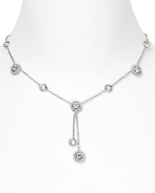 An easy shot of sparkle that makes every outfit a little more glamorous - this Y-shaped, crystal-set necklace from Nadri goes everywhere (and looks great doing it.) An easy shot of sparkle that makes every outfit a little more glamorous - this Y-shaped, crystal-set necklace from Nadri goes everywhere (and looks great doing it.)