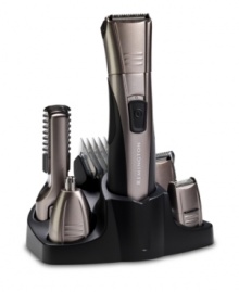 Take charge of trimming, shaving and grooming! A wide trimmer with titanium-infused stainless steel blades puts detailed styling, incredible versatility and an all-over close shave right into your hands for silky, smooth, ready-to-touched skin. 2-year limited warranty. Model PG520B. Take charge of trimming, shaving and grooming! A wide trimmer with titanium-infused stainless steel blades puts detailed styling, incredible versatility and an all-over close shave right into your hands for silky, smooth, ready-to-touched skin. 2-year limited warranty. Model PG520B.