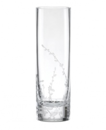 Etched with stems of leafy foliage, the Gardner Street bud vase from kate spade new york emanates fresh, contemporary elegance in luminous crystal. A lovely accent for modern homes and beautiful gift for style-minded brides. Etched with stems of leafy foliage, the Gardner Street bud vase from kate spade new york emanates fresh, contemporary elegance in luminous crystal. A lovely accent for modern homes and beautiful gift for style-minded brides.