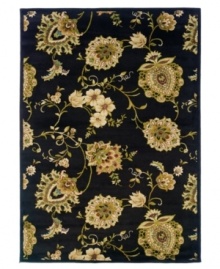 Inspired by classic floral designs of the early Modern age, the Tribecca area rug presents comforting symmetry coupled with divine color. Its streamlined, low-cut pile and durable construction offer a handsome, lasting finish to any room. (Clearance)