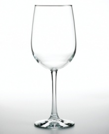 A slender, elegant white wine glass is always in good taste at the formal or casual table. This set from The Cellar Basic collection brings out the best in basic style. Holds 18.5 oz A slender, elegant white wine glass is always in good taste at the formal or casual table. This set from The Cellar Basic collection brings out the best in basic style. Holds 18.5 oz