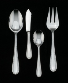 Everyday elegance, just like the London neighborhood for which it was named. The Wedgwood Knightbridge flatware collection boasts a sophisticated beaded design in versatile stainless steel. Everyday elegance, just like the London neighborhood for which it was named. The Wedgwood Knightbridge flatware collection boasts a sophisticated beaded design in versatile stainless steel.