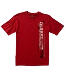 No shelf life here. This graphic t-shirt from Quiksilver will always be his style standard. No shelf life here. This graphic t-shirt from Quiksilver will always be his style standard.