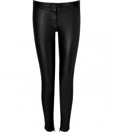 The ultimate new season investment, these figure-hugging leather pants from Faith Connexion will give any look of-the-moment edge - Stitch-detailed waistband, ultra-slim leg with stitched side details, seaming at back and knees, zippers at hem - Pair with a tunic top, an asymmetric hem blazer, and high-heel booties The ultimate new season investment, these figure-hugging leather pants from Faith Connexion will give any look of-the-moment edge - Stitch-detailed waistband, ultra-slim leg with stitched side details, seaming at back and knees, zippers at hem - Pair with a tunic top, an asymmetric hem blazer, and high-heel booties
