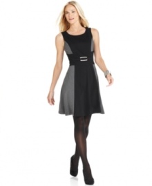 Hit the town in an essential style with a modern remix--Style&co.'s A-line looks especially gorgeous with colorblocked detail and a faux belted waist. Hit the town in an essential style with a modern remix--Style&co.'s A-line looks especially gorgeous with colorblocked detail and a faux belted waist.