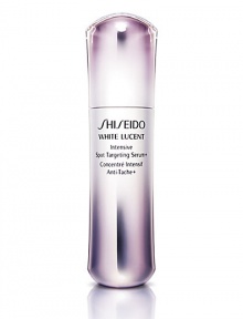 A super brightening serum created to diminish stubborn dark spots in 10 days and prevent future pigmentation from appearing. Formulated with smoothing and re-texturizing ingredients to enhance clarity and radiance for flawless, perfectly even-toned skin. Developed with advanced Shiseido Multi-Action Brightening System+, targeting all types of hyper-pigmentation and their causes: dark spots, age spots, acne scars and uneven skin tones. 1.6 oz. A super brightening serum created to diminish stubborn dark spots in 10 days and prevent future pigmentation from appearing. Formulated with smoothing and re-texturizing ingredients to enhance clarity and radiance for flawless, perfectly even-toned skin. Developed with advanced Shiseido Multi-Action Brightening System+, targeting all types of hyper-pigmentation and their causes: dark spots, age spots, acne scars and uneven skin tones. 1.6 oz.