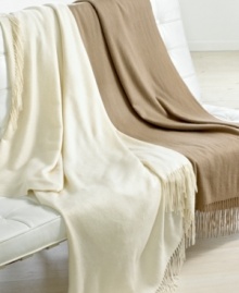 Rest and relax in 5-star comfort with this gorgeous throw from Hotel Collection, crafted of pure cashmere for extra-soft texture. Perfect for you or to use as a gift. Rest and relax in 5-star comfort with this gorgeous throw from Hotel Collection, crafted of pure cashmere for extra-soft texture. Perfect for you or to use as a gift.