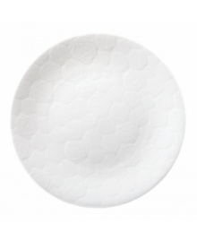 Modern romance. Covered in sculpted blooms, the Marchesa Rose accent salad plates from Marchesa by Lenox evoke the designer's couture gowns in white bone china. Modern romance. Covered in sculpted blooms, the Marchesa Rose accent salad plates from Marchesa by Lenox evoke the designer's couture gowns in white bone china.