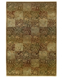 Ground your room in absorbing style. Subtle variations of green and brown colorways are blended across this room-changing rug from Sphinx. Woven with a thick, luxurious pile for lasting allure and resistance to stains. Ground your room in absorbing style. Subtle variations of green and brown colorways are blended across this room-changing rug from Sphinx. Woven with a thick, luxurious pile for lasting allure and resistance to stains.