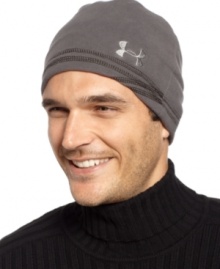 Lightweight microfleece with better weather protection than a big, bulky hat: Under Armour's Blustery Beanie lined in EVO ColdGear® for comfortable, breathable warmth Lightweight microfleece with better weather protection than a big, bulky hat: Under Armour's Blustery Beanie lined in EVO ColdGear® for comfortable, breathable warmth