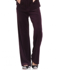 Relax in style with Jones New York Signature's petite velour lounge pants. Check out the matching jacket to make a cozy set. Relax in style with Jones New York Signature's petite velour lounge pants. Check out the matching jacket to make a cozy set.