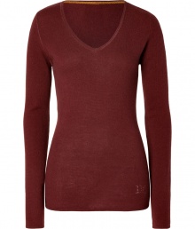 Elegant and ultra-flattering, this sumptuous cashmere pullover from Dear Cashmere is guaranteed to be a new-season staple - V-neck, long sleeves, slim fit, long body, rhinestone logo at hem - Pair with skinny jeans, a chunky cardigan, and high heel booties Elegant and ultra-flattering, this sumptuous cashmere pullover from Dear Cashmere is guaranteed to be a new-season staple - V-neck, long sleeves, slim fit, long body, rhinestone logo at hem - Pair with skinny jeans, a chunky cardigan, and high heel booties