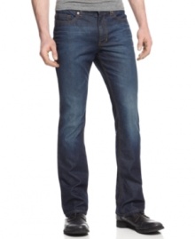 For those who want to rock, these dark wash jeans from RIFF with commemorative Rolling Stones style salute you! For those who want to rock, these dark wash jeans from RIFF with commemorative Rolling Stones style salute you!