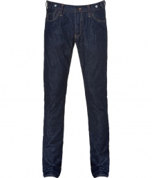 From Prps, purveyors of the ultimate must-have denim, these sleek dark wash jeans are the perfect pants for the seasons urbane-cool looks - Classic five-pocket styling, straight slim leg, dark wash, back logo tab at waist - Wear with a long sleeve henley, a leather jacket, and motorcycle boots From Prps, purveyors of the ultimate must-have denim, these sleek dark wash jeans are the perfect pants for the seasons urbane-cool looks - Classic five-pocket styling, straight slim leg, dark wash, back logo tab at waist - Wear with a long sleeve henley, a leather jacket, and motorcycle boots