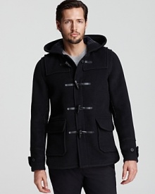 The Men's Store At Bloomingdale's Double Faced Duffle Jacket The Men's Store At Bloomingdale's Double Faced Duffle Jacket