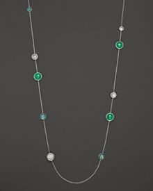 Ippolita Seafoam Wonderland Sterling Silver Lollipop Station Necklace in Seafoam, 40 Ippolita Seafoam Wonderland Sterling Silver Lollipop Station Necklace in Seafoam, 40
