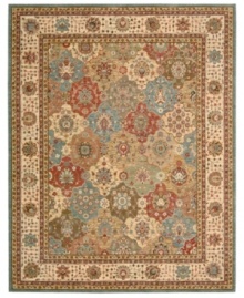 A multicolored swirl of florals upon florals and immaculate craftsmanship create an atmosphere of classical refinement with the Persian Legacy rug. Machine woven from the highest quality wool on a state-of-the-art loom for modern luxury. A multicolored swirl of florals upon florals and immaculate craftsmanship create an atmosphere of classical refinement with the Persian Legacy rug. Machine woven from the highest quality wool on a state-of-the-art loom for modern luxury.