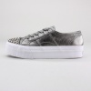 Give your heels and wedges a break this season and go high and heady with the platform sneakers this season! You can do it all with Steve Madden’s 90s inspired BRAADY-S. An oversized 1.5"  white rubber platform gives these kicks an on trend athletic vibe and will look great bright white or scuffed up.  Five rivets leave no detail unnoticed and the tonal laces keep this sneaker modern and clean.  Pair these lace-up sneakers with a pair of distressed boyfriend cutoffs and a loose knit sweater on a cool summer night. Imported.