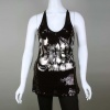 Oatt Collection Truth Soul Graphics Sequin Top